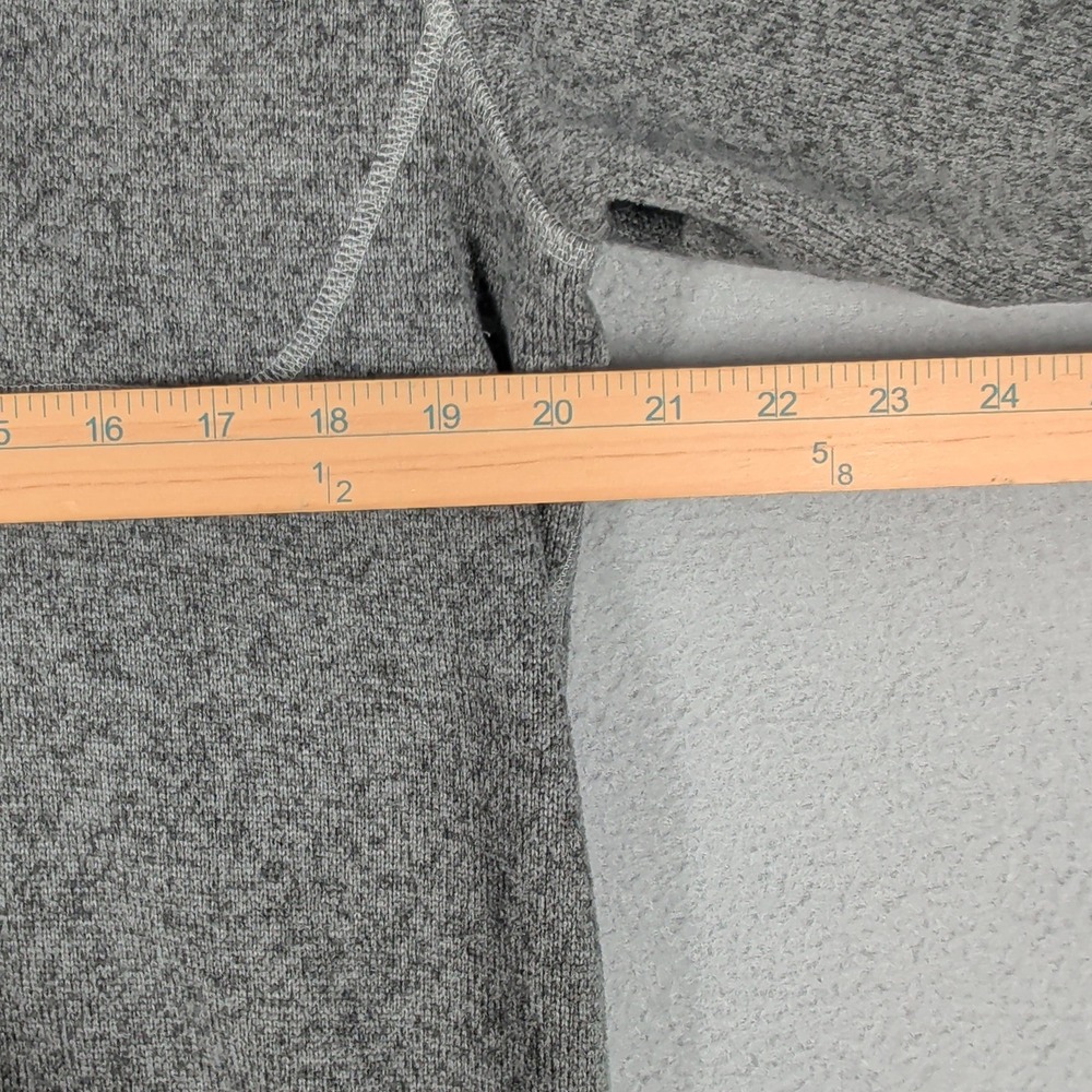 The North Face Pullover Mens L Gray Gordon Lyons 1/4 Zip Fleece Sweater Outdoor - Picture 7 of 9